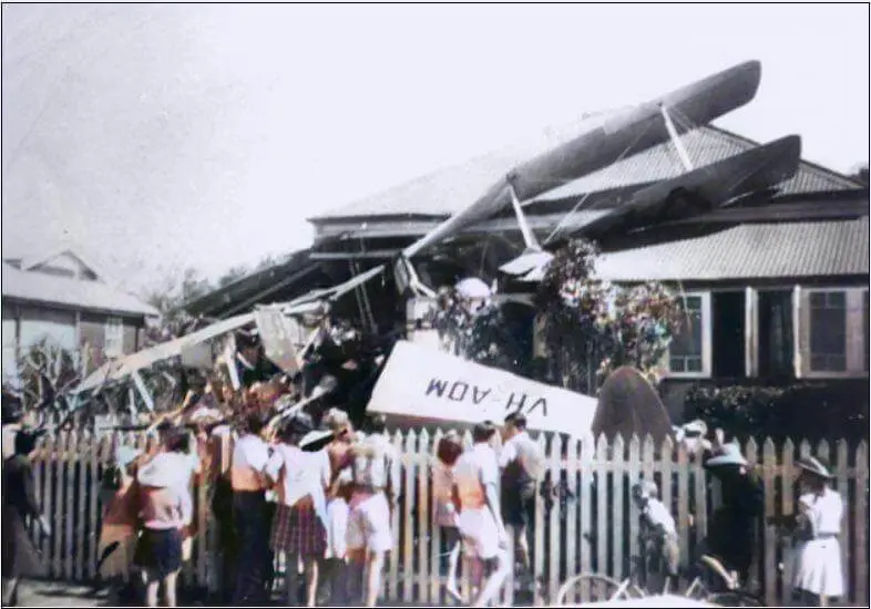The crash site at the corner of Peel and Alfred Streets in Mackay