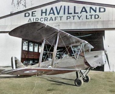 A Brand New Tiger Moth ready for delivery at Mascot.